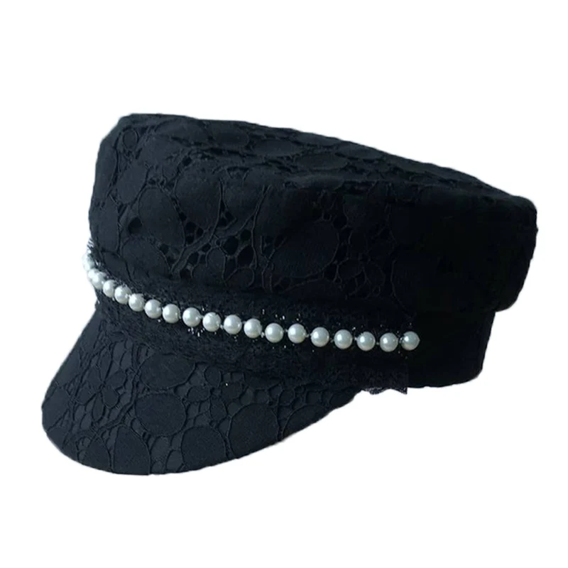 Новые модные туфли из лакированной армейские кепки высокое качество женские шляпы матроса одноцветное Цвет гладкая шляпа Bone капитан Для женщин летние береты