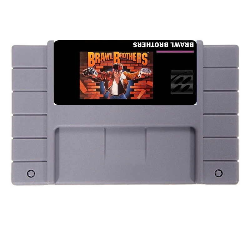 

New arrival 16bit super game card Brawl Bros.