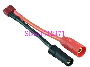 

1pce T Plug Deans female to XT150 AS150 adapter charger Lead 12AWG 10CM Wire