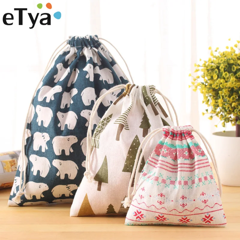 eTya Fashion Portable font b Drawstring b font font b bags b font Girls Shoes font