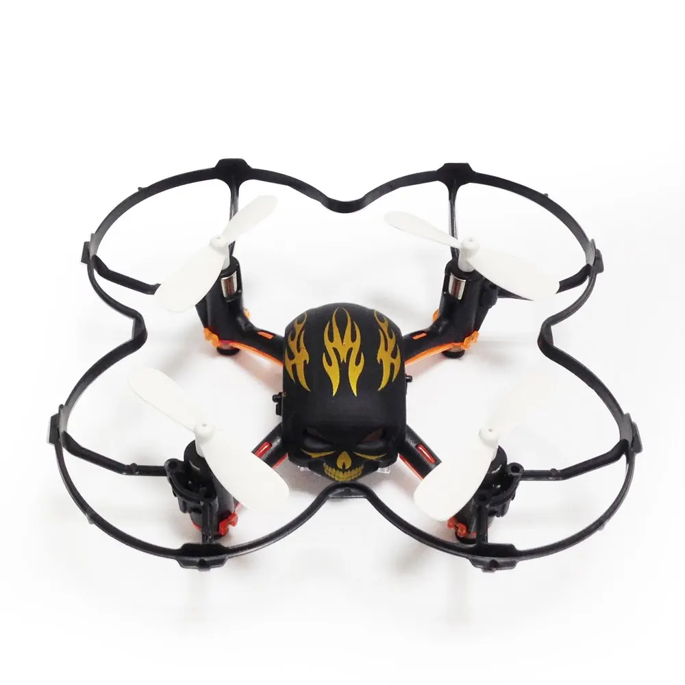 Global Drones Mini Skull 2.4G 4CH 6 Axis Quadcopter 3D Rolling RTF ...
