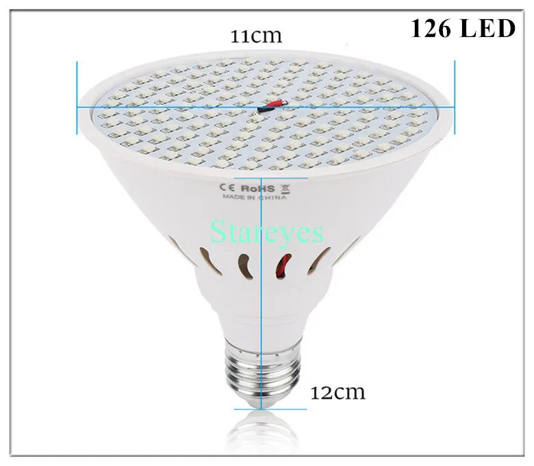 1 шт. E27 7 Вт 12 Вт 15 Вт 20 Вт 40 Вт 50 Вт 80 Вт Светодиодный светильник для выращивания растений лампа для выращивания растений теплица гидропонное освещение для роста растений