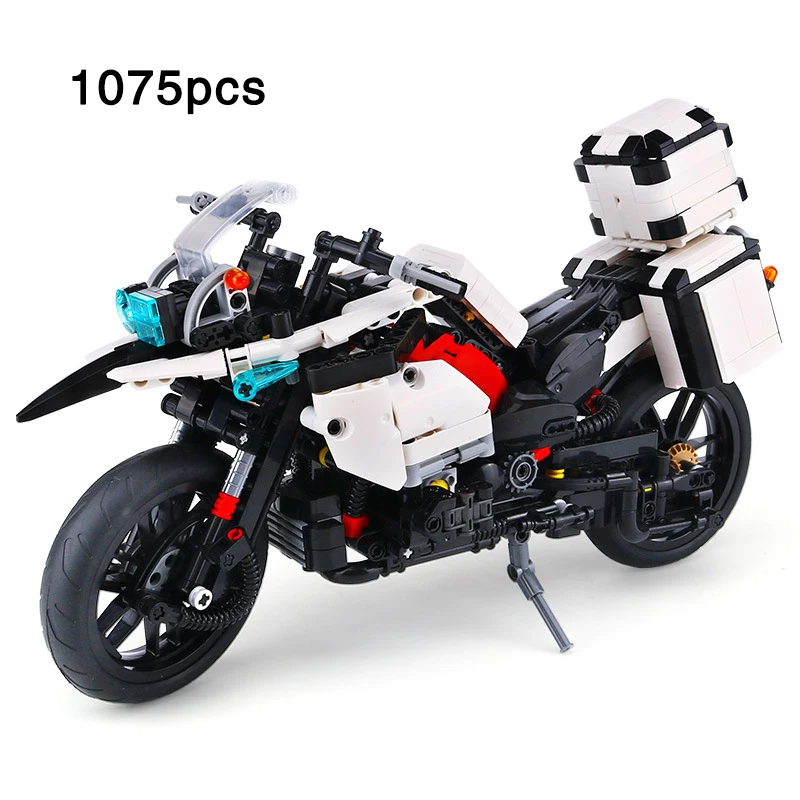 

Creative Series City Police Patrol Motorcycle Model Assemble Building Blocks Toys For Children Gift Compatible legoinglys City