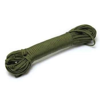 

Military green Rope 7 wires for the survival of emergency Parachute 100 FT