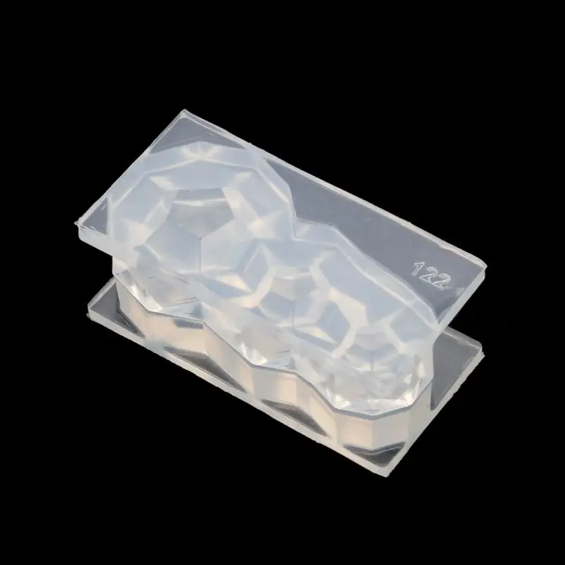 

12 Faceted Diamond Silicone Resin Molds Earring Pendant Necklace Jewelry Tools