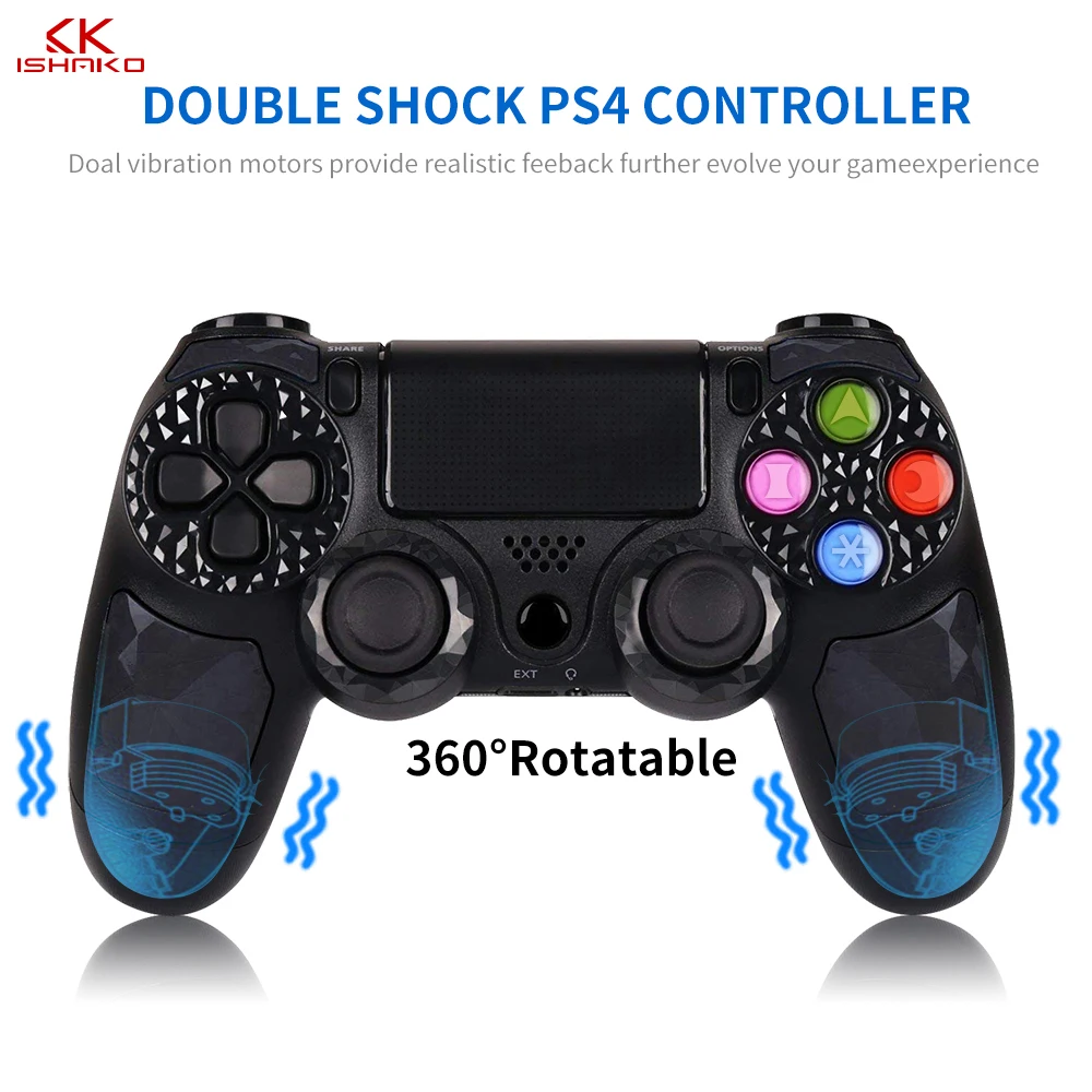 

20pcs Bluetooth Wireless games Joystick for Sony Playstation 4/PS3/PC Slim Headset gamepad High-capacity Lithium Rechargeable