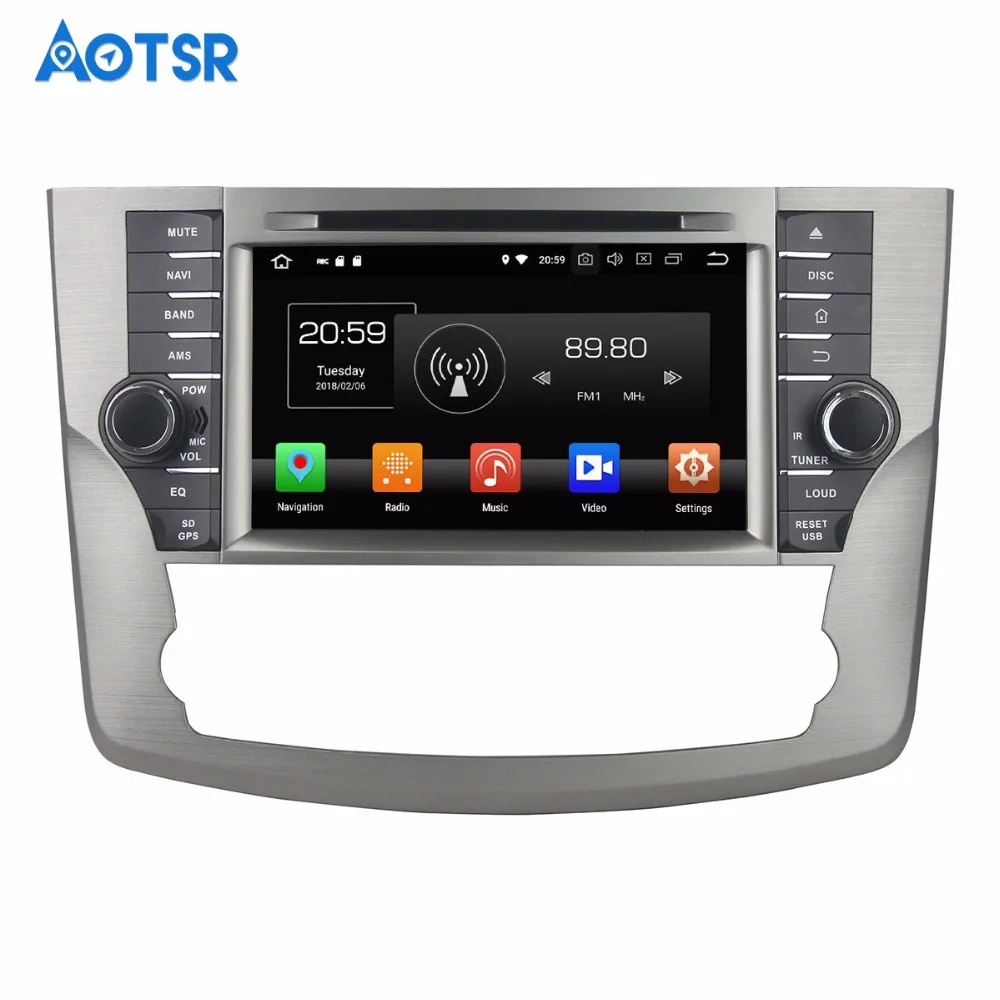 Clearance 1 din Android 8.0 Car dvd player GPS Radio For Toyota Avalon 2011 2012 4+32GB Touch Screen multimedia player tape recorder Audio 3