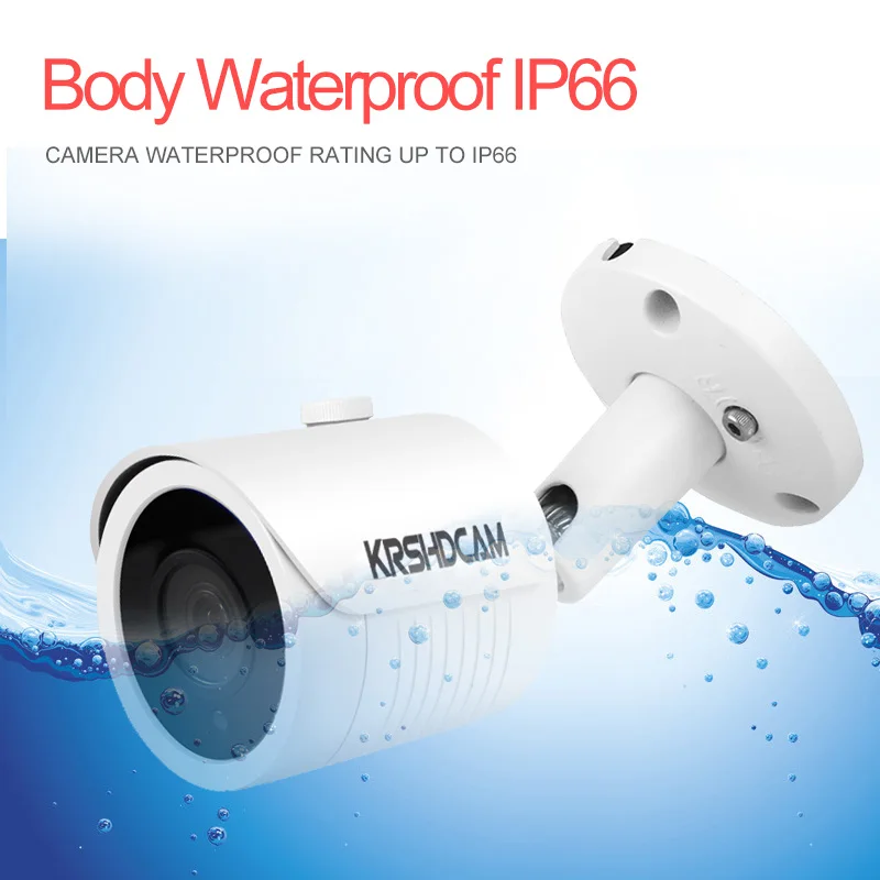 5MP CCTV камера системы 5.0MP AHD DVR 2 шт. 2592*1944 s водостойкая ip66 наружная Пуля безопасности