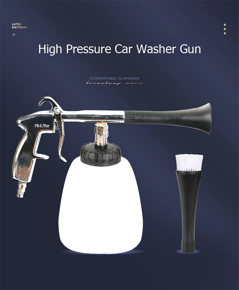 Car High Pressure Washer Automobiles Water Gun Car Dry Cleaning Gun Deep Clean Washing Accessories Tornado Cleaning Tool Styling