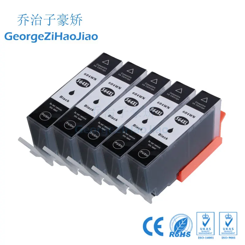 

5 X 564XL inkt cartridge compatibel Voor HP564 Photosmart 5510 5511 5512 5514 5515 5520 5522 6510 6512 6515 6520 printer