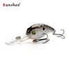 Banshee 50mm 10g  Floating Bass Fishing Lure VC04 Rattle Sound Wobbler Round Bill Artificial Hard Bait Deep Diving Crankbaits 5