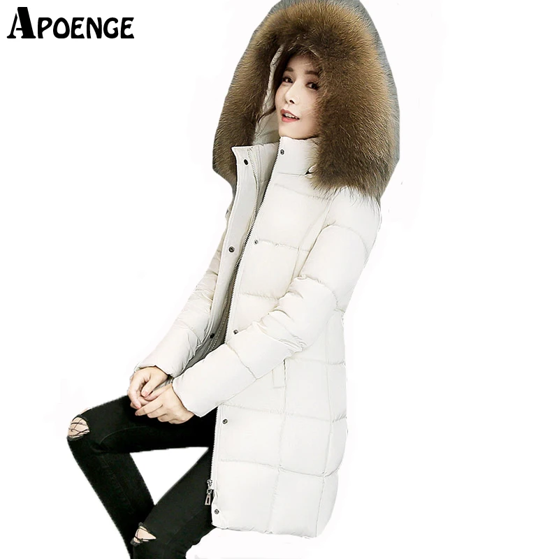 APOENGE Long font b Jacket b font font b Women b font 2017 Plus Size Hooded