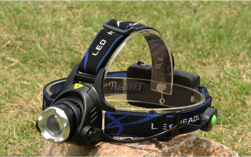 Мощный CREE XM L T6 светодиодный налобный светильник XM-L2 налобный фонарь перезаряжаемый Водонепроницаемый 18650 Аккумулятор для кемпинга, рыбалки, налобный светильник