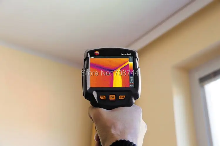 И thermal 865 Testo 865 тепловизирующая камера тепловой измерительный термометр теплый Инфракрасный Тепловизор