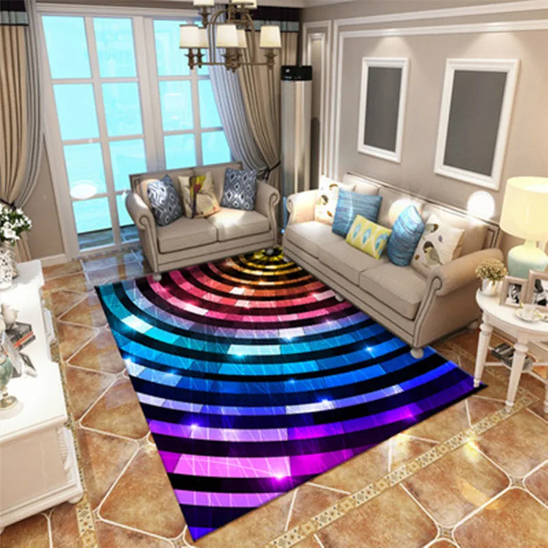 Creative Coloured Rug Kids Room Play Mat Carpet Flannel Parlor Coloured Rug Kids Room Play Mat Carpet
