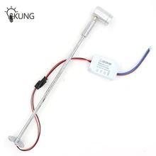 4 шт. 8 Вт Светодиодный точечный светильник светодиодный полюсный светильник AC85V-240V Входное приспособление бутик шкаф стол картина точечный пост лампа для шоу чехол