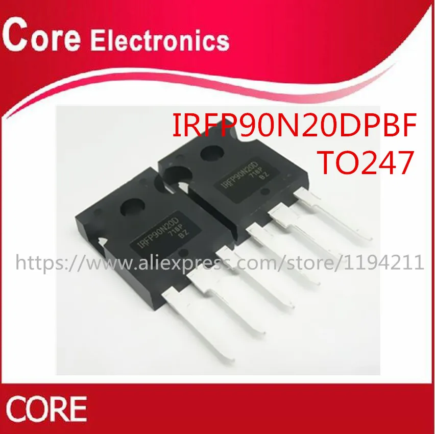 100 шт./лот IRFP90N20D IRFP90N20 FP90N20 90N20 TO247 mosfet транзистор|Транзисторы| |