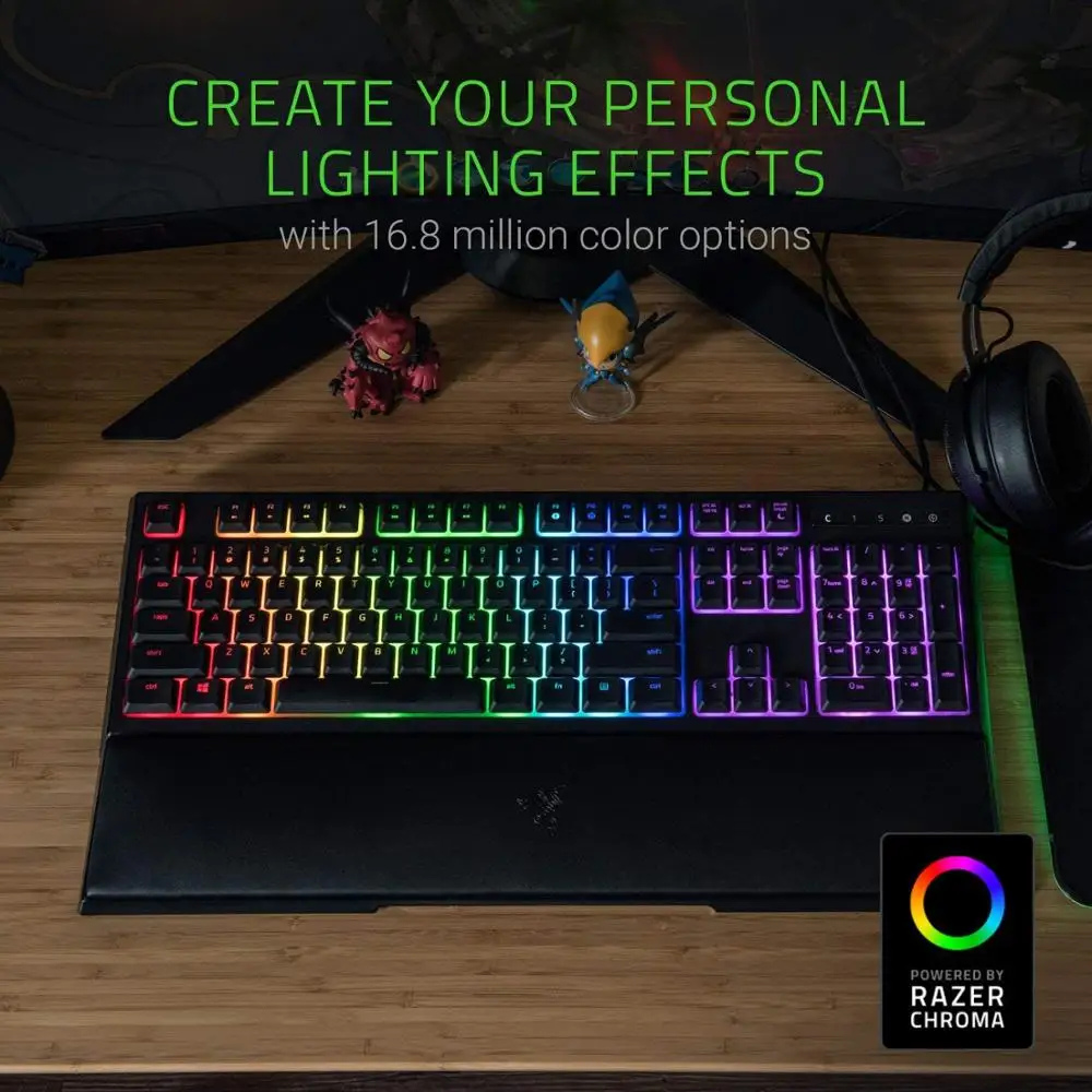 Игровая клавиатура razer Ornata Chroma мембранные переключатели клавиш настраиваемая RGB