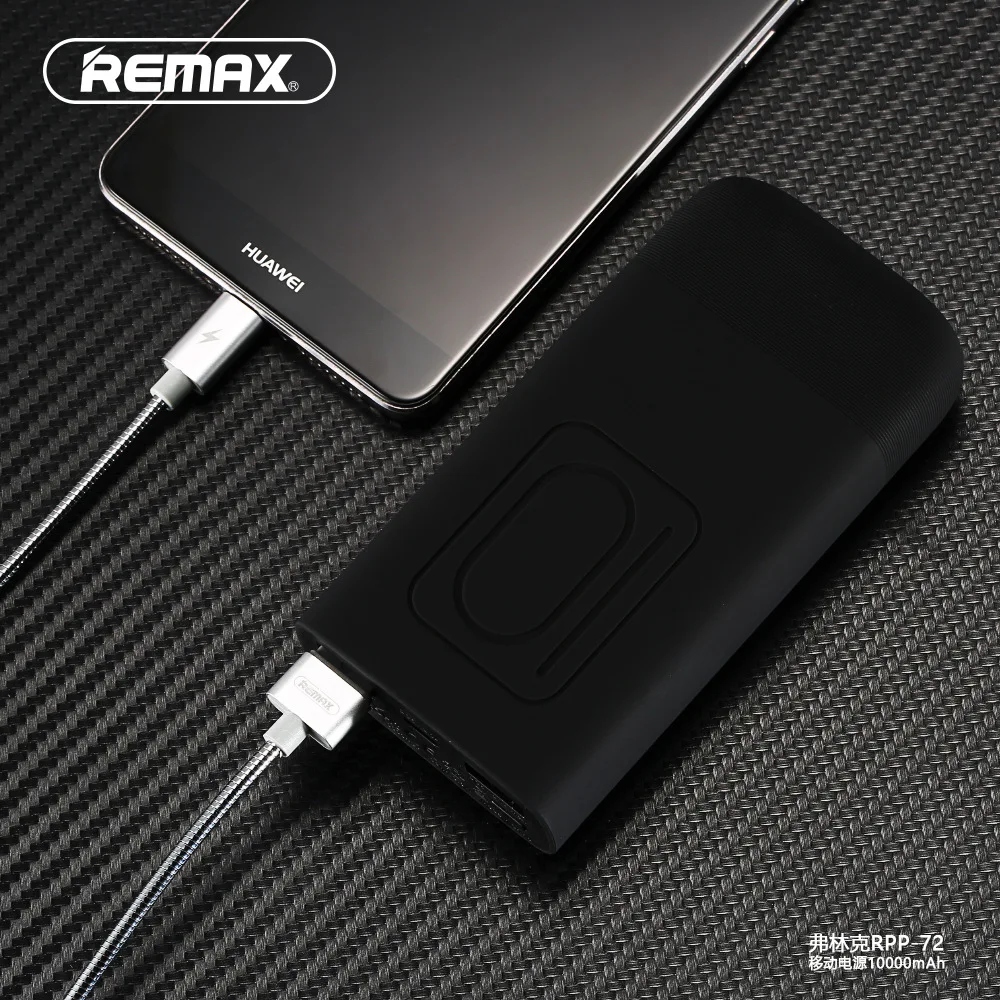 Remax 10000 мАч Внешний аккумулятор модный дизайн портативный внешний USB зарядное