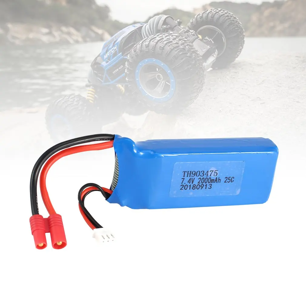RC 2 S 7 4 V 2000 mAh Li po Батарея для X8C X8W HUANQI 899 Дрон Квадрокоптер беспилотный летательный