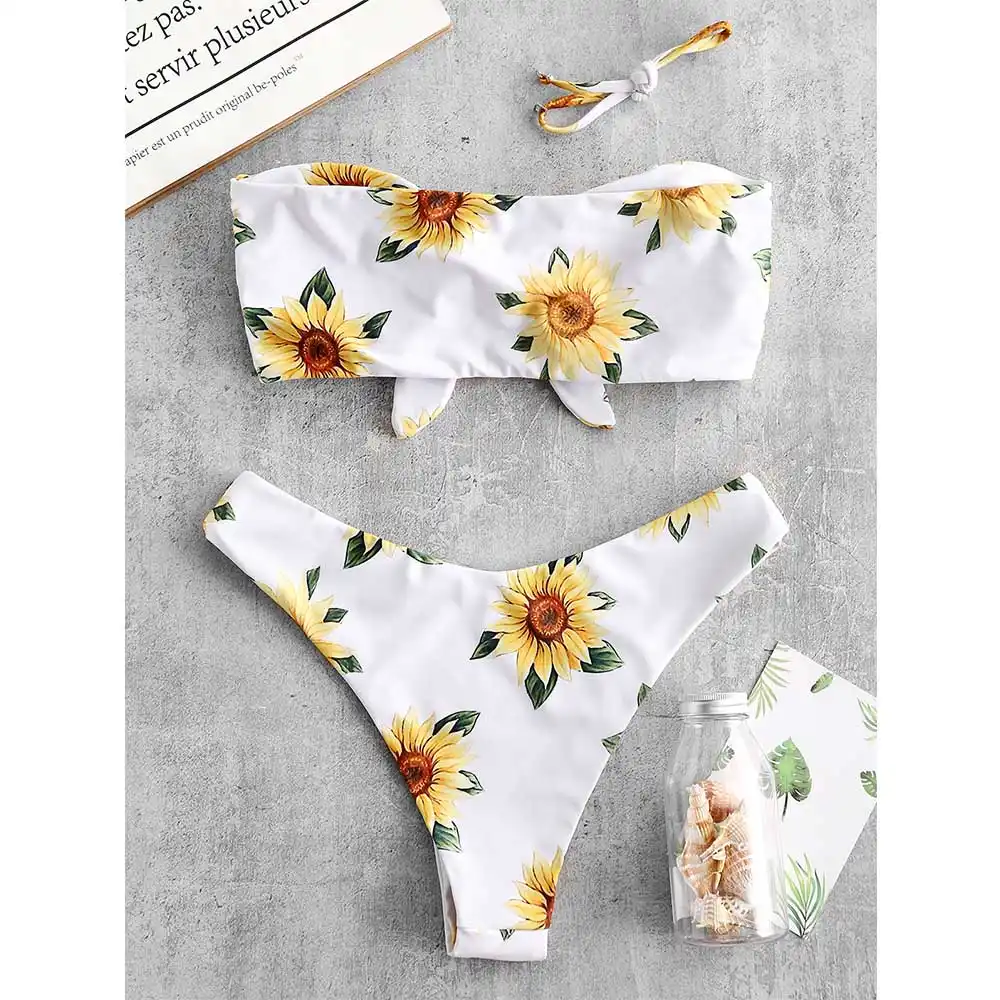 cute bandeau swimsuits