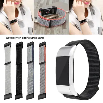 

Fashionable Nylon Loop Watch Strap Sports Braided Watch Band For Fitbit Charge2