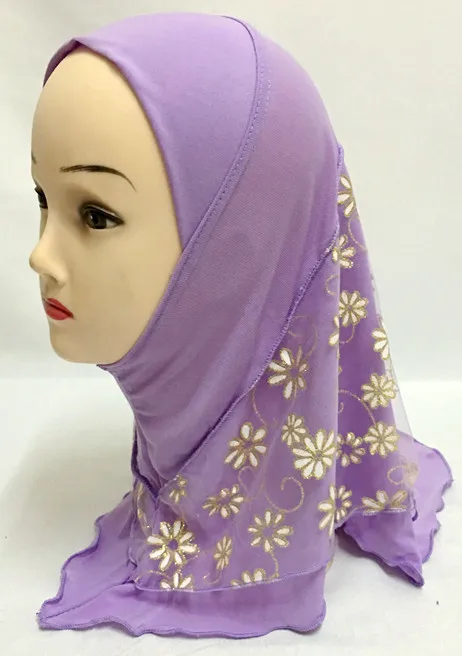 Новое поступление 15 цветов мусульманские девушки головные уборы труба шарф шапка под хиджаб исламские Свадебные шапочки под хиджаб Турецкая Мода - Цвет: Lavender