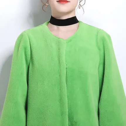 2018 New Fashion Fishtail Pendulum Fur Coat N23