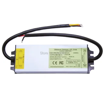 

10PCS/LOT DC 24V Led Power Supply 2.5A 60W IP67 Waterproof LED Power Supply Adapter For Outdoor Usage Free DHL Shipping