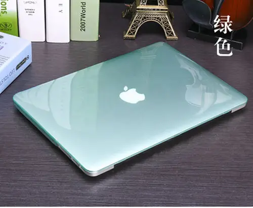 Кристально чистый жесткий чехол для Macbook Air 11 13 все новые Macbook Touch ID Air 1" A1932 чехол, Жесткий Чехол A2159 - Цвет: Crystal Green