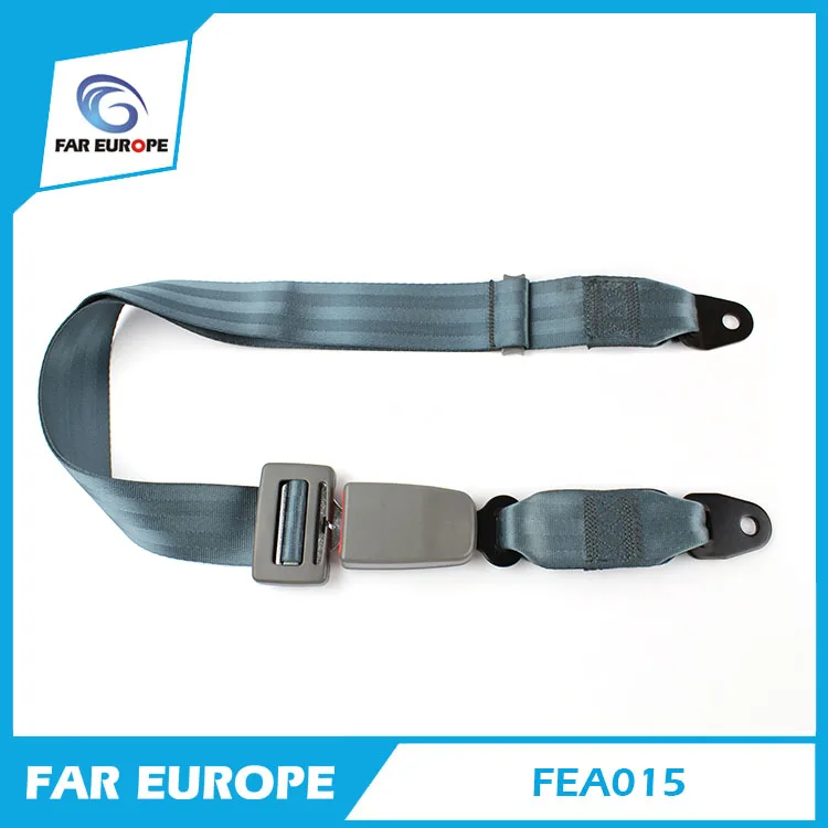 

Grey Color Simple Two Point 47MM Vehicle Safety Seat Lap Belt FEA015
