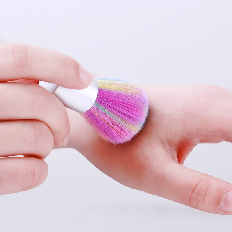 Мягкая щетка для чистки ногтей, акриловая УФ-гель, сделай сам, щетка для удаления порошка и пыли, инструмент для маникюра и ухода за ногтями