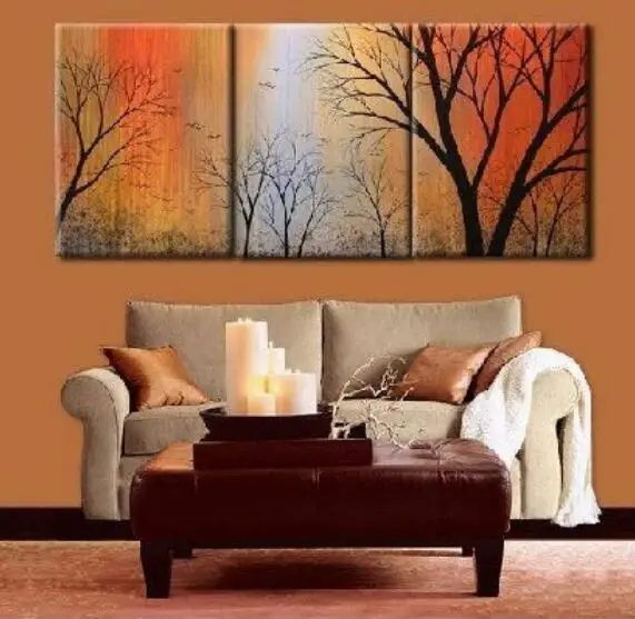 100% Ручная Роспись Пейзаж Маслом На Холсте Wall Art топ Украшения Дома|painting decorating