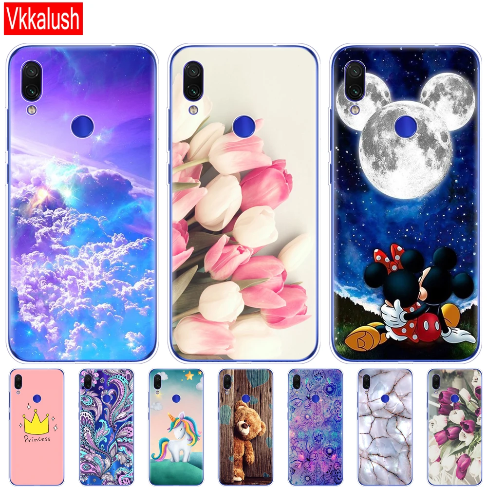 

For Xiaomi Redmi Note 7 Case Silicon Painting Soft TPU For Xiaomi Redmi Note 7 PRO Case 6.3 Inch Fundas Coque Redmi Note7 Cases
