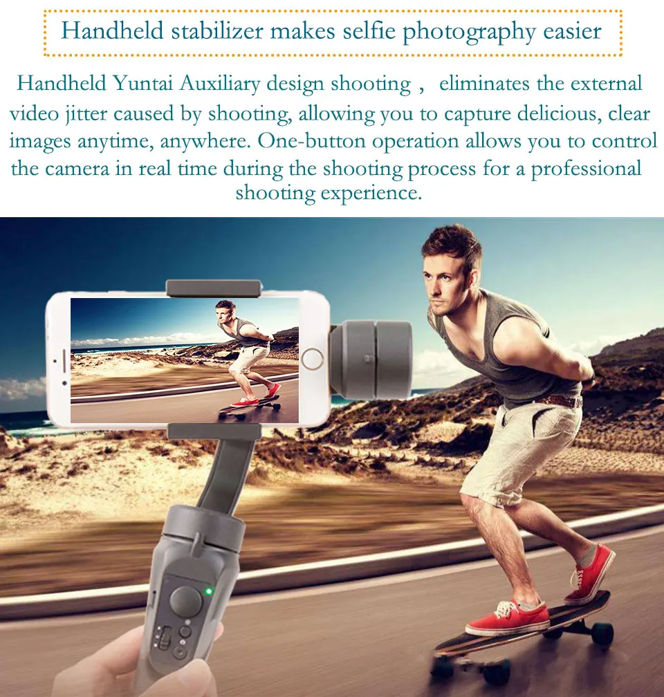 Orsda 3 оси смартфон Gimbal камера ручной фокус Fluxo стабилизатор телефон Estabilizador Celular GOPRO IPhone11XS XR X 8Plus