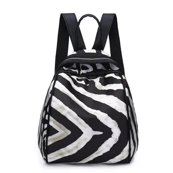 

2018 New Pattern Leisure Time Fashion Cloth Printing Zebra Grain Shoulders Package All-match. Travelling Bag School Wind A Bag