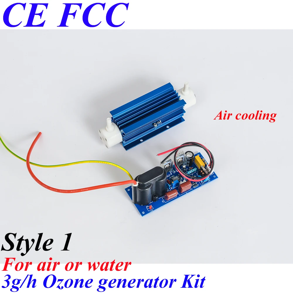 

To Japan Pinuslongaeva 3g/h Quartz tube type ozone generator Kit ozone reactor corona ozone generator tube power supply