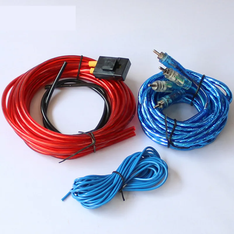High Quality Car Amplifer Audio modified Wire Sets 10GA Subwoofer Line