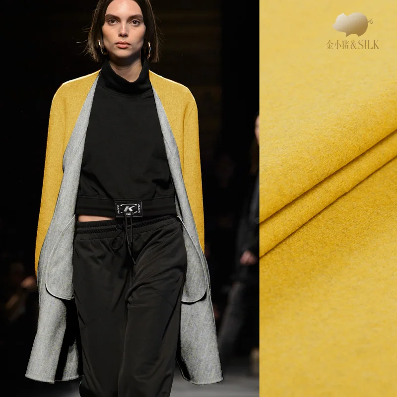 

Sided knitted wool fabric thickened double-sided wool fabric can be used double-sided two-color wool fabric wholesale wool cloth