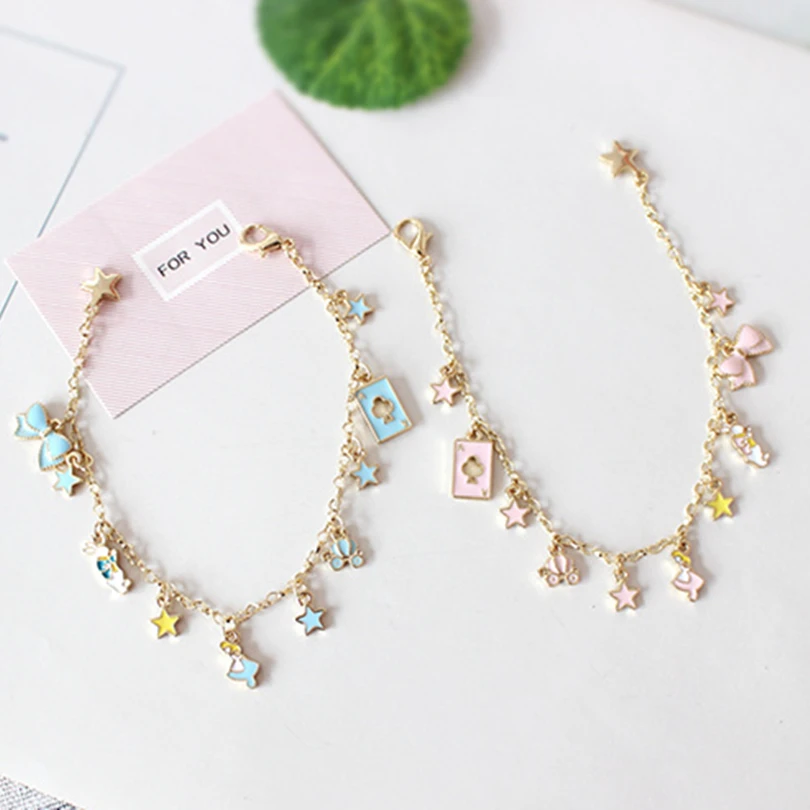 

Candy Color Poker Bracelets New Fashion Jewelry Cute for Girls Children Women Friends Vintage Accessories