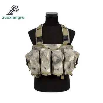 

Zuoxiangru Outdoor Men Hunting Tactical Camouflage Cf Regular Field Activities Vest Men Strong With Multi-pockets Vest One Size