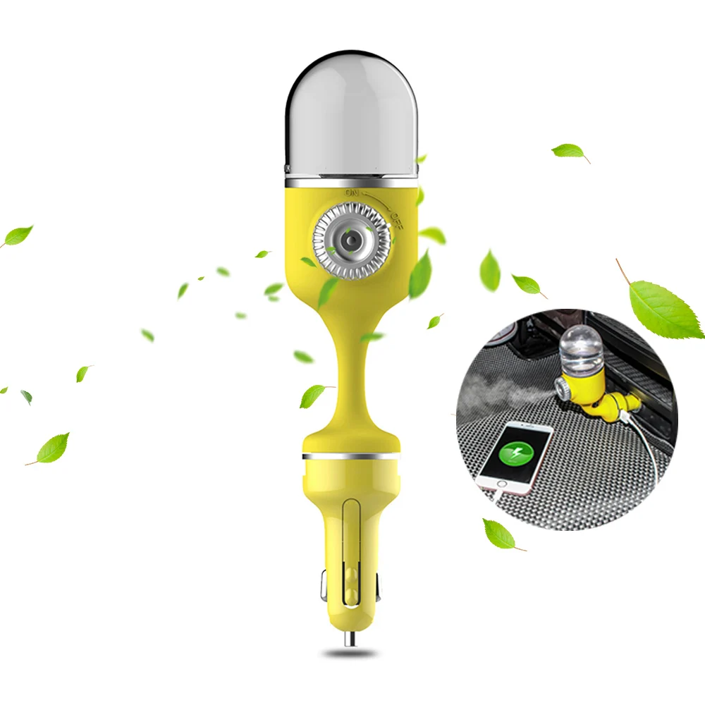 

USB Aroma Diffuser Car Humidifier Jasmine essential oil Portable Car Mini Air Humidifier cool mist Purifier for car