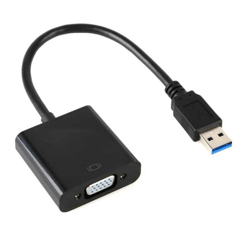 Rovtop USB 3,0 To VGA адаптер внешняя видео карта мульти Дисплей конвертер для Win 7/8/10 настольных ПК Монитор Проектор