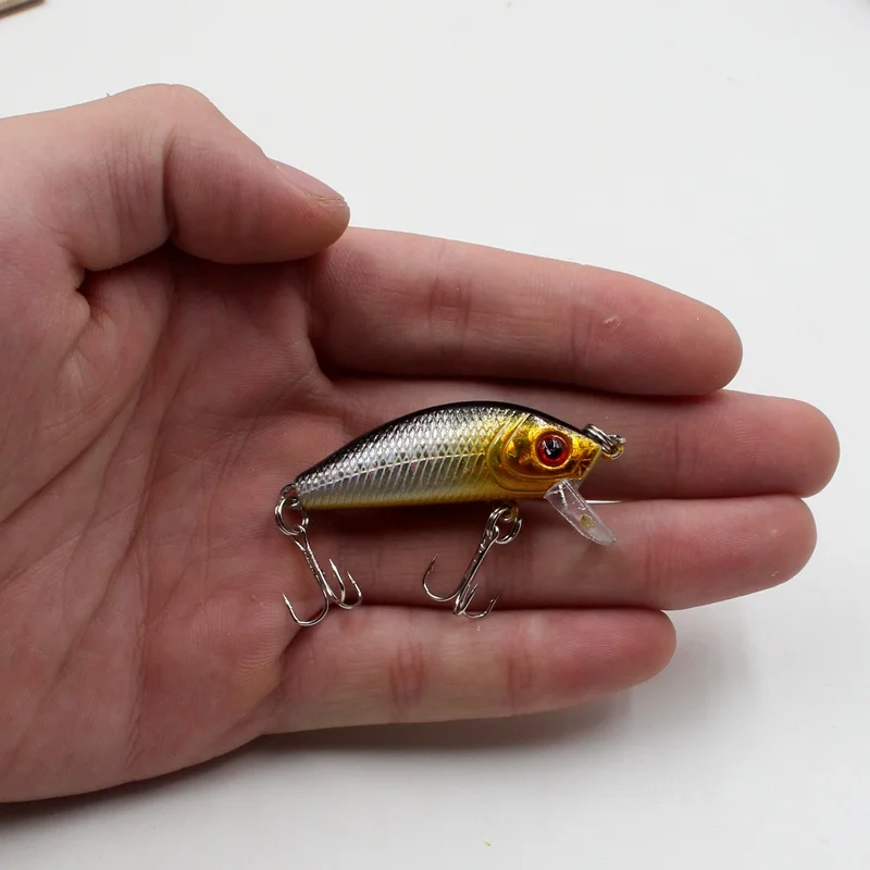 1PCS 5cm 3.8g Fishing Lures Fishing Tackle tool Crank bait Artificial Bait hard lure Fish Pesca Wobbler Swim bait