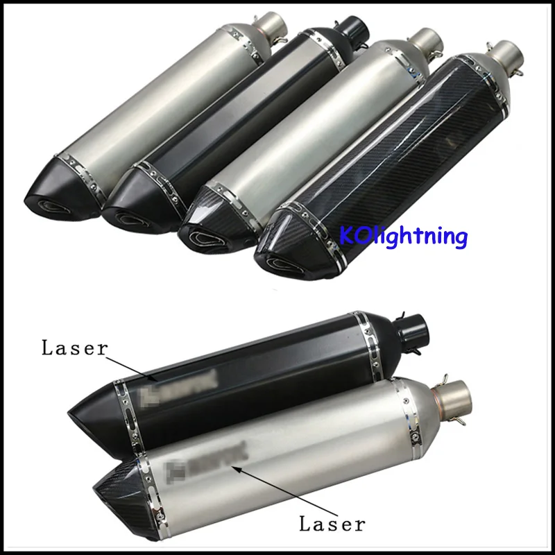 Buy 570MM Motorcycle Exhaust Muffler Silencer Pipe