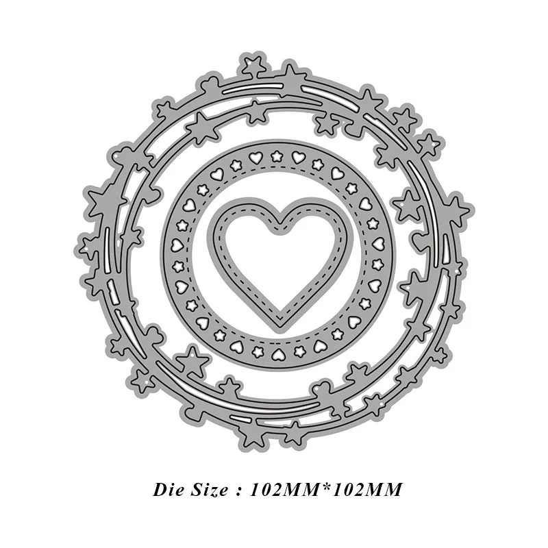 

wreath lace frame Metal Cutting Dies for DIY Scrapbooking Photo Album Decorative Embossing Paper Card Crafts Die Cut 2019