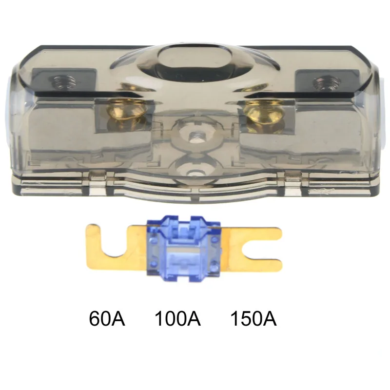 Car Fuse Box Block Fuse Holder Stereo Seats Transparent Insurance Voltage Display Durable font b Accessory