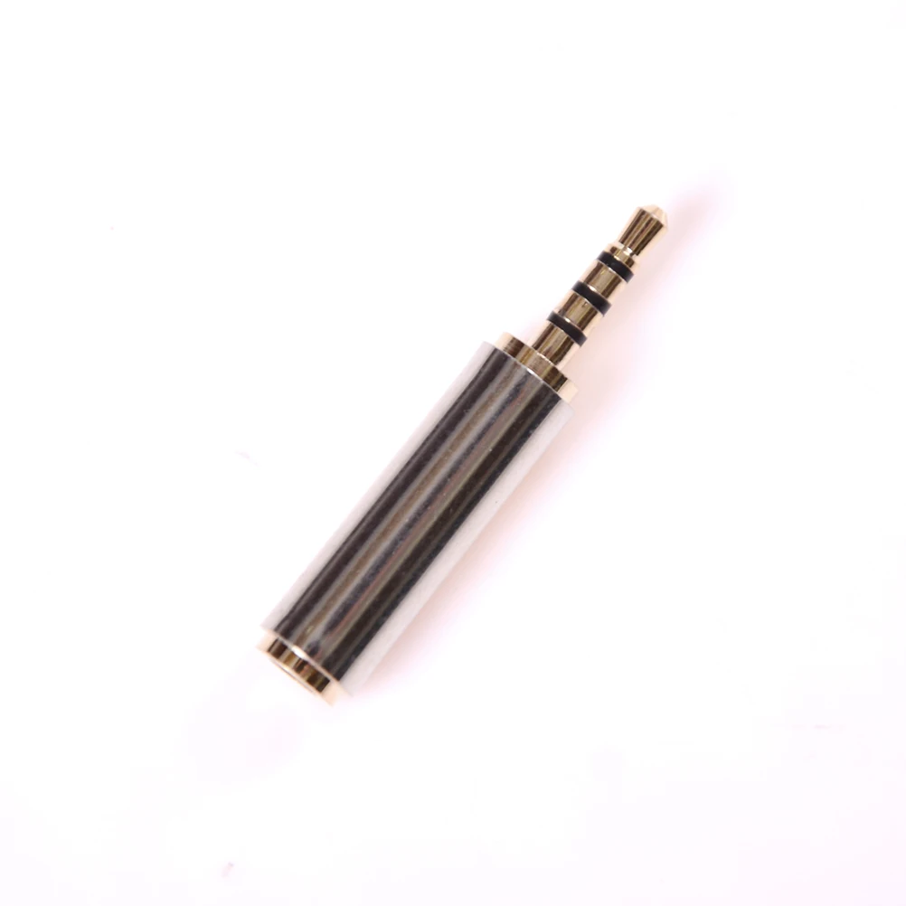 

1PCS Connector Gold 2.5 mm Male to 3.5 mm Female audio Stereo Adapter Plug Converter Headphone jack
