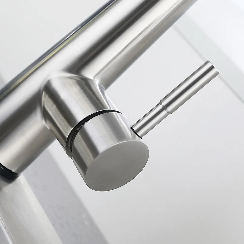 FLG Kitchen Touch Control Faucet Free To Rotate Touch Faucet Sensor Water Mixer Pull Down Kitchen Mixer Stainless Steel Kitchen