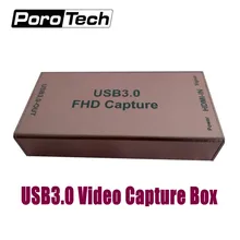 Драйвер USB3.0 1080 P 60fps HDMI Плата видеоввода коробка Запись USB 3,0 игры прямую трансляцию потокового для Windows Linux IOS